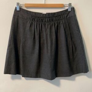 J.Crew Charcoal Gray Lined Wool Skirt Size 4